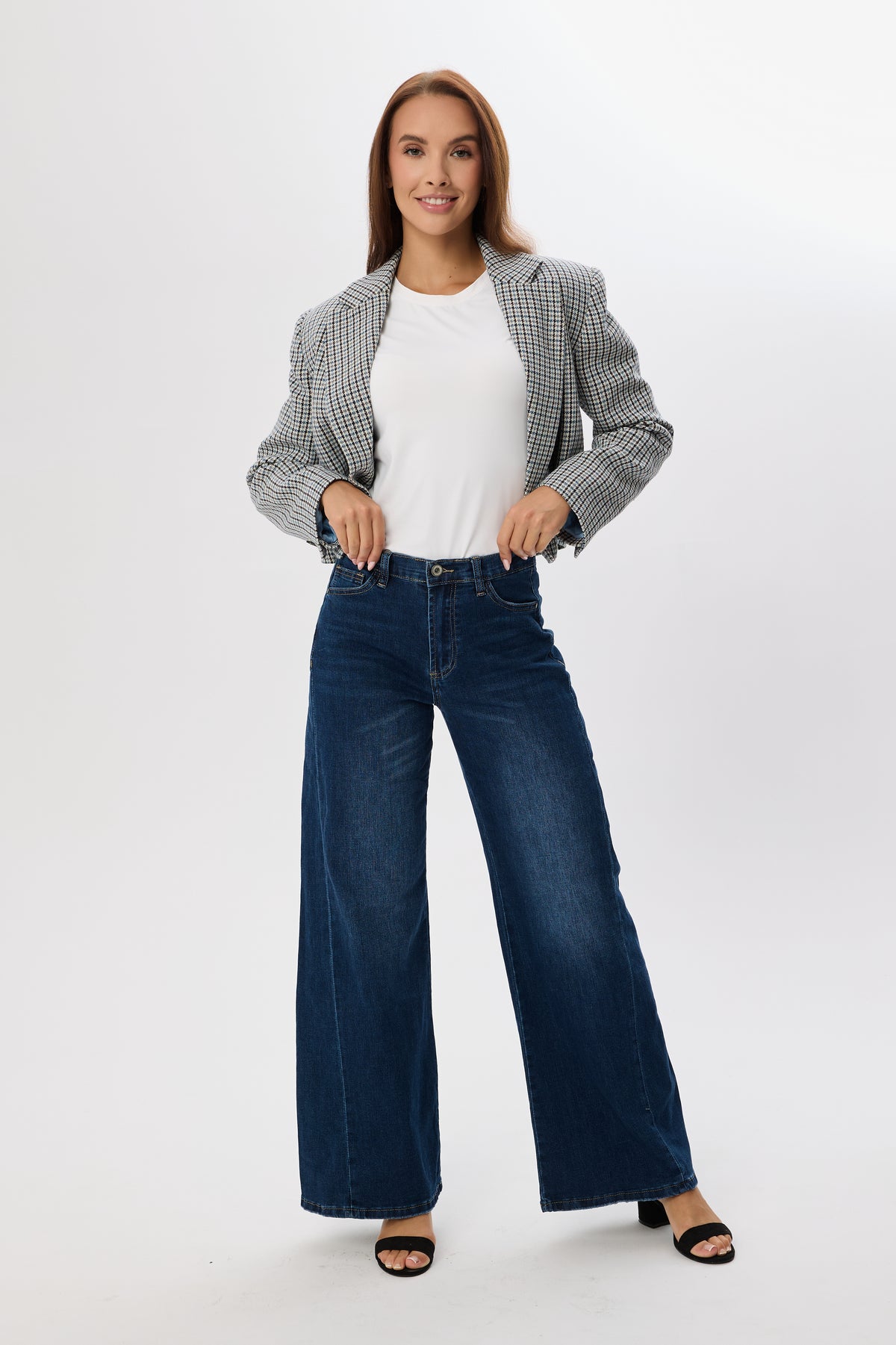 Spodnie jeansowe WIDE LEG