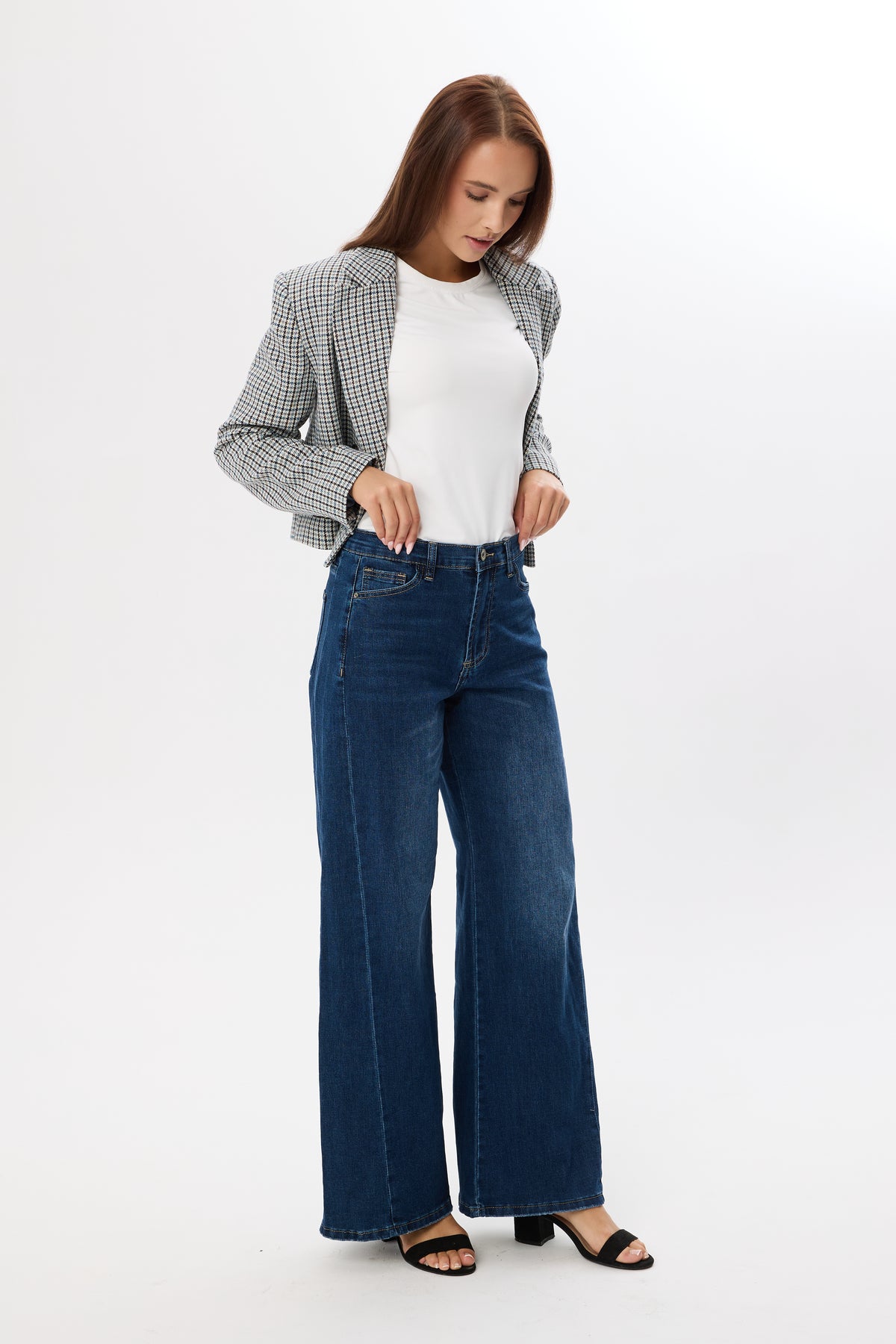 Spodnie jeansowe WIDE LEG